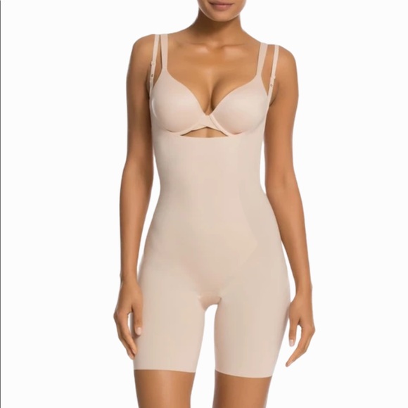 SPANX Other - Spanx Thinstincts Open-Bust Mid-Thigh Bodysuit